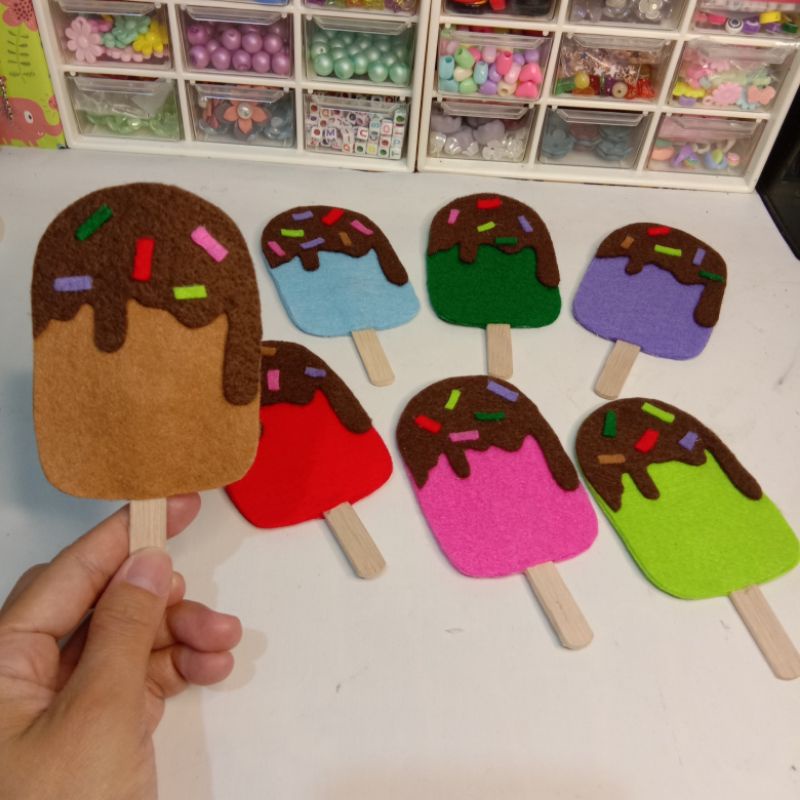 

amplop lebaran ice cream/amplop lebaran unik/amplop lebaran flanel/ampau lebaran
