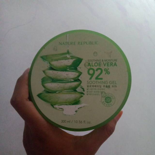 Aloe vera soothing gel 92% Aloe Vera