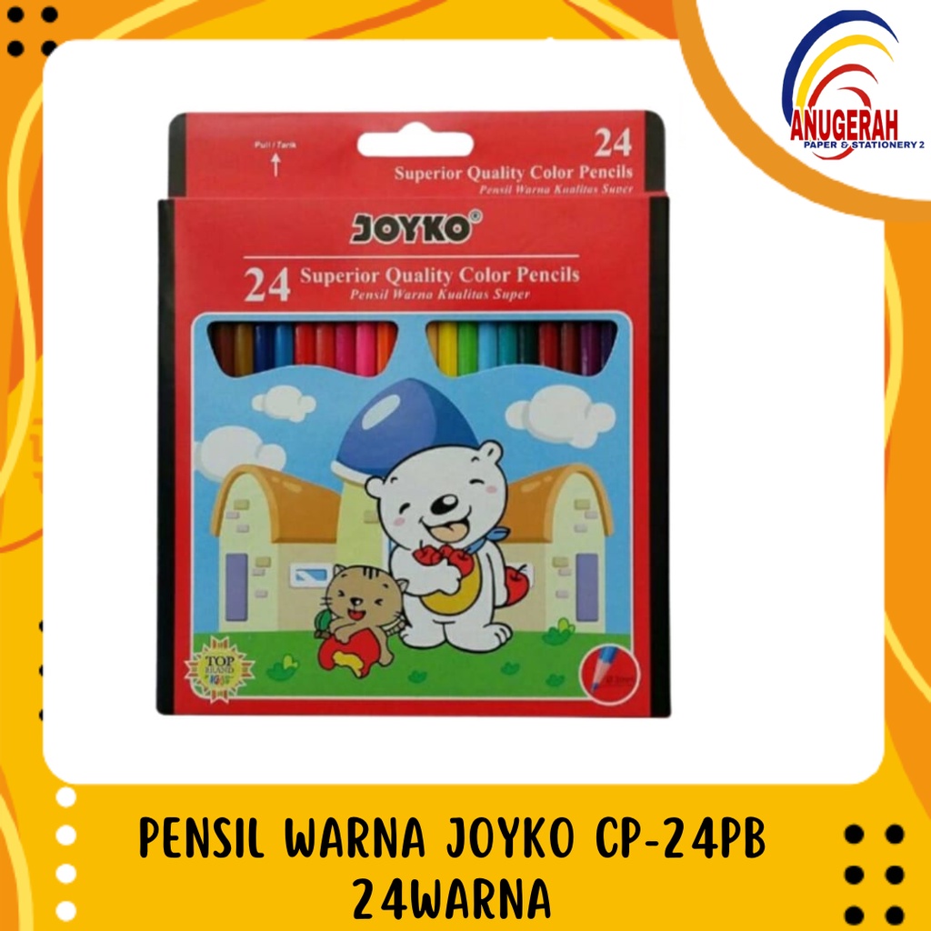 

PENSIL WARNA JOYKO CP-24PB 24WARNA (PCS)