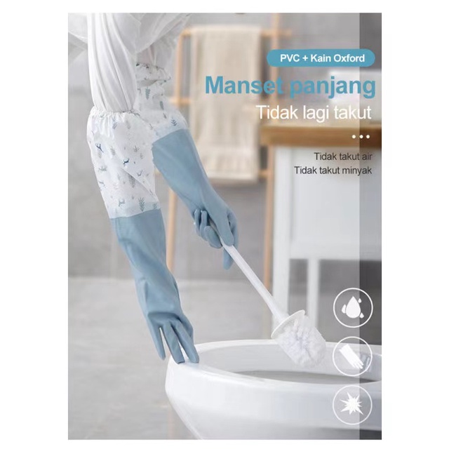 Sarung Tangan Anti Air / Sarunga Tangan PVC / Sarung Tangan Cuci Piring