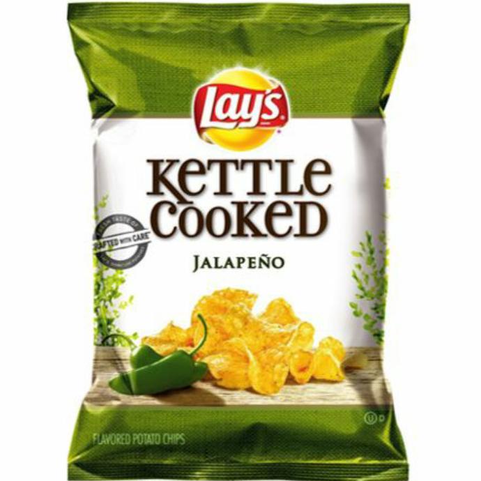

:>:>:>:>] Lay's potato Kettle Cooked Jalapeo /Import USA