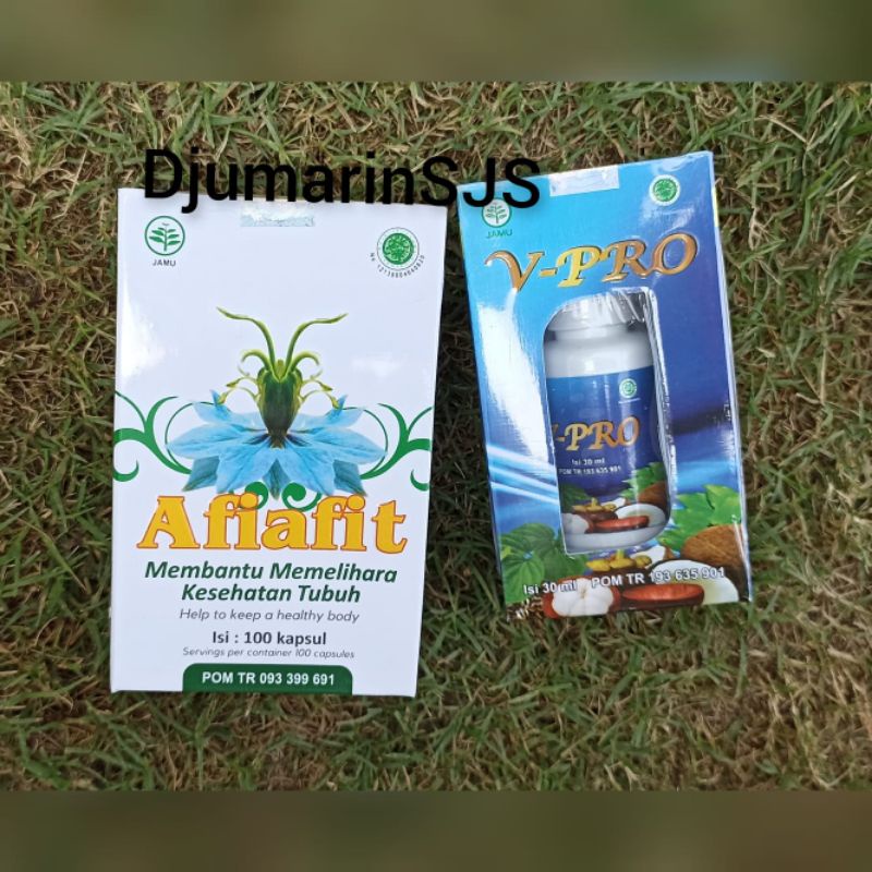 AV AFIAFIT V-pro obat jamu tetes herbal paket kombinasi HEMAT