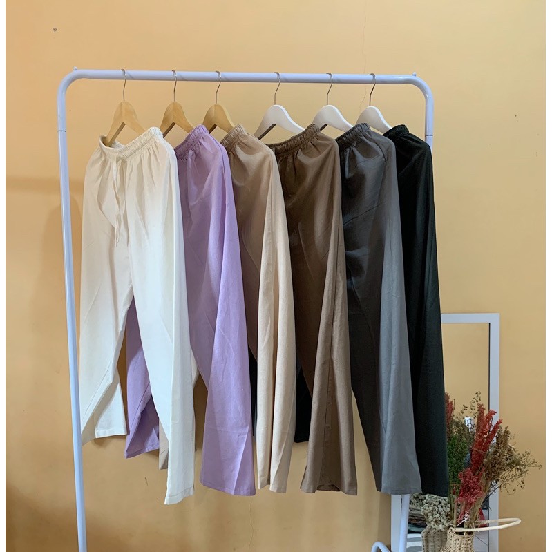 KIMMI PANTS / KIMMI LINEN PANTS / LINEN PANTS / CELANA LINEN / CELANA KATUN RAMI