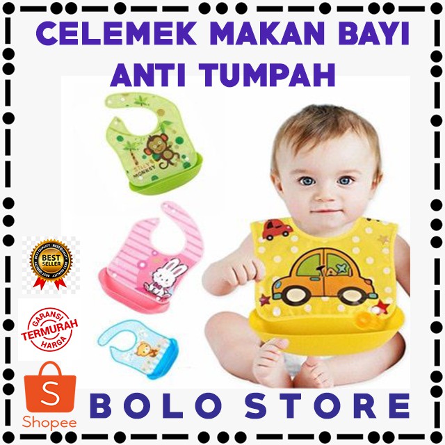  Celemek Bayi  Slabber Silikon Bayi  Slabber Makan Bayi  