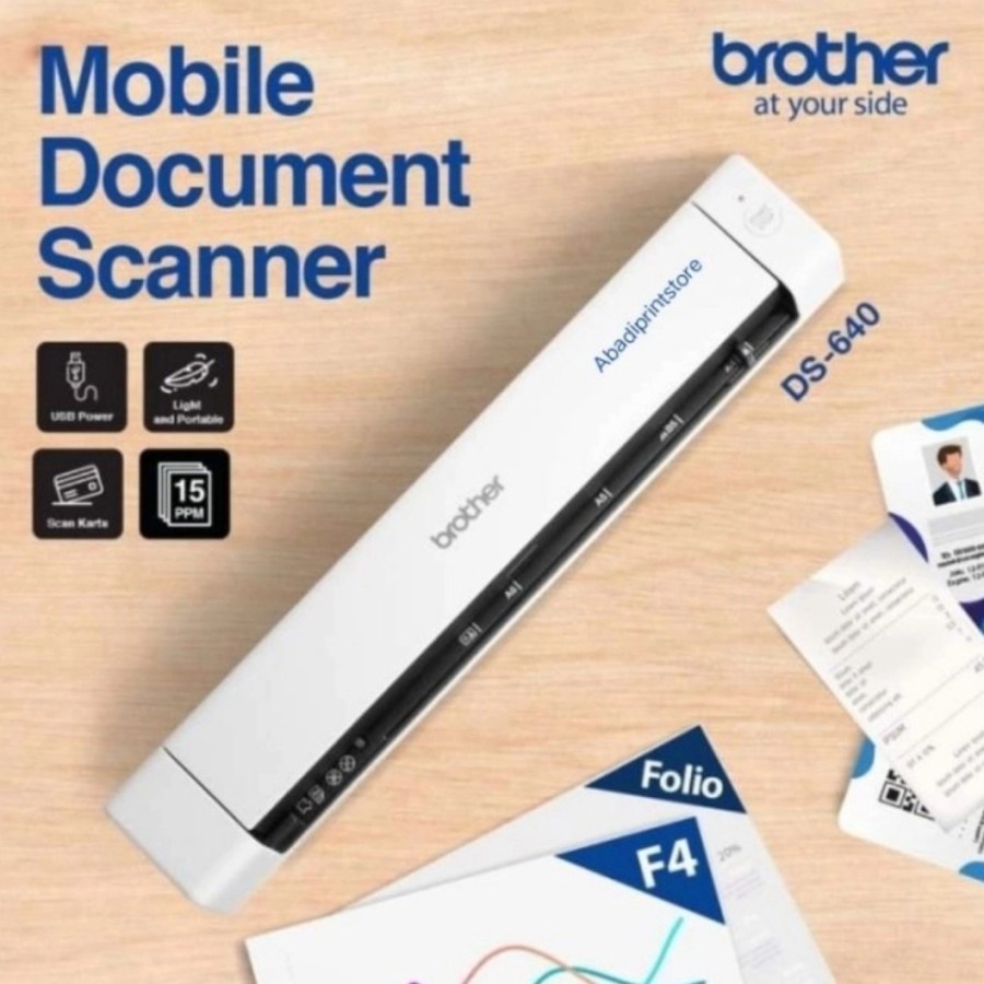 Scanner Brother DS-640 Compact Mobile Document DS640