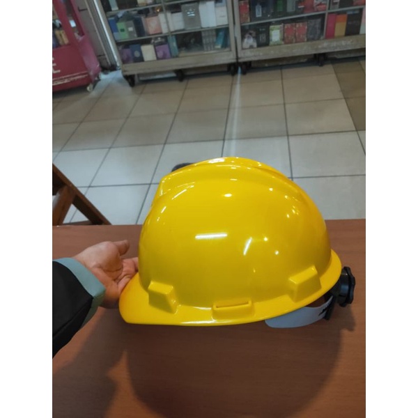 Helm Safety Proyek Merek Krisbow Original Warna Kuning