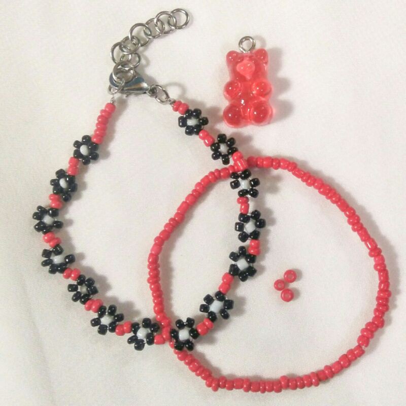 BRACELET TAEHYUNG GELANG MANIK MANIK BTS