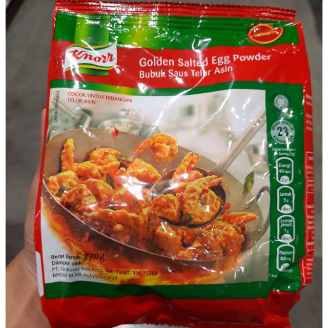 Knorr Golden Salted Egg Powder Bubuk Saos Telur Asin 270gram