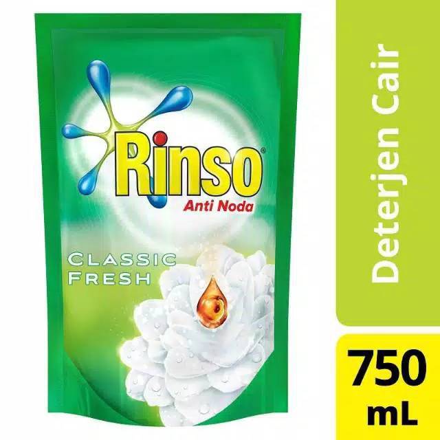 Rinso anti noda clasic fresh 750ml