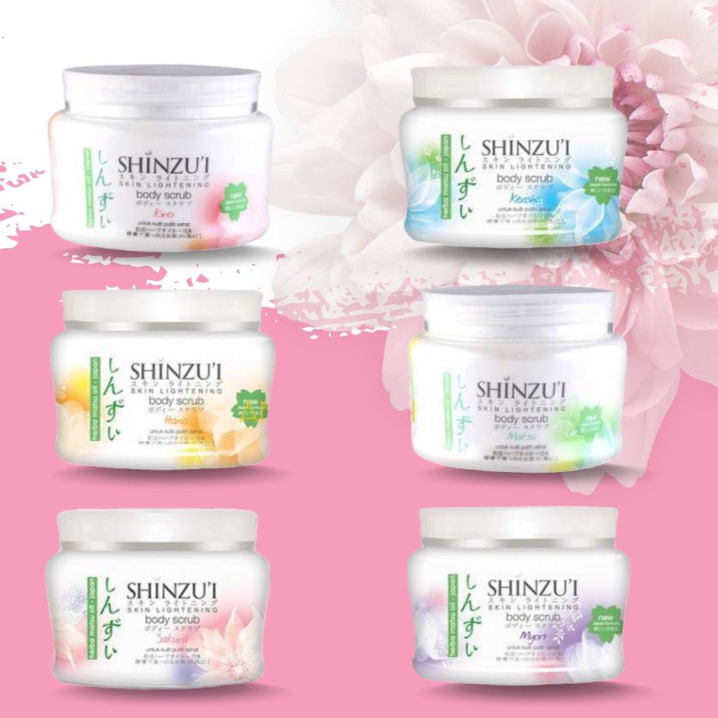 `ღ´ PHINKL `ღ´ SHINZUI Body Scrub lulur pemutih badan kekinian 110gr scrubbing menghaluskan kulit