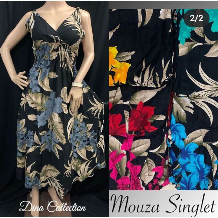 Mouza Singlet Bunga 03