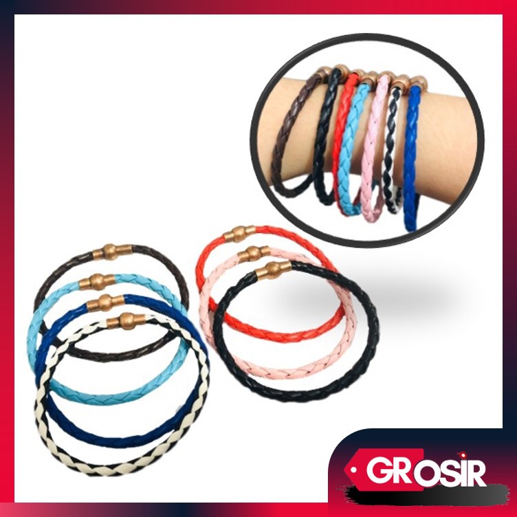 Grosir - G550 Tali Gelang Pria Dan Wanita / 3D Keras Emas DIY Multi Warna / Gelang DIY