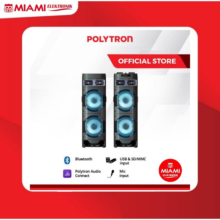 POLYTRON Active Speaker PAS 10DF22 / PAS10DF22 Speaker Aktif