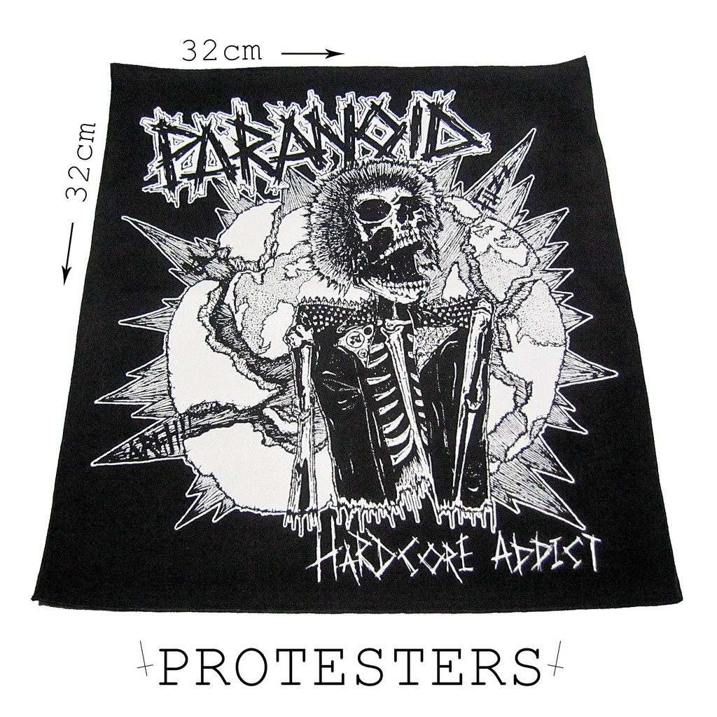 EMBLEM PUNGGUNG / BACKPATCH PUNK PARANOID