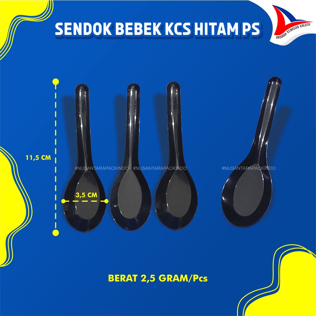 Sendok Bebek Plastik Kcs / Sendok Makan Isi 50pcs