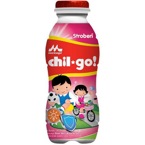 

Morinaga Minuman Susu Steril Chil Go Strawberry 140Ml
