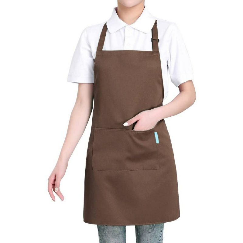 Apron Celemek Masak Barista cotton drill grade A original chef restaurant