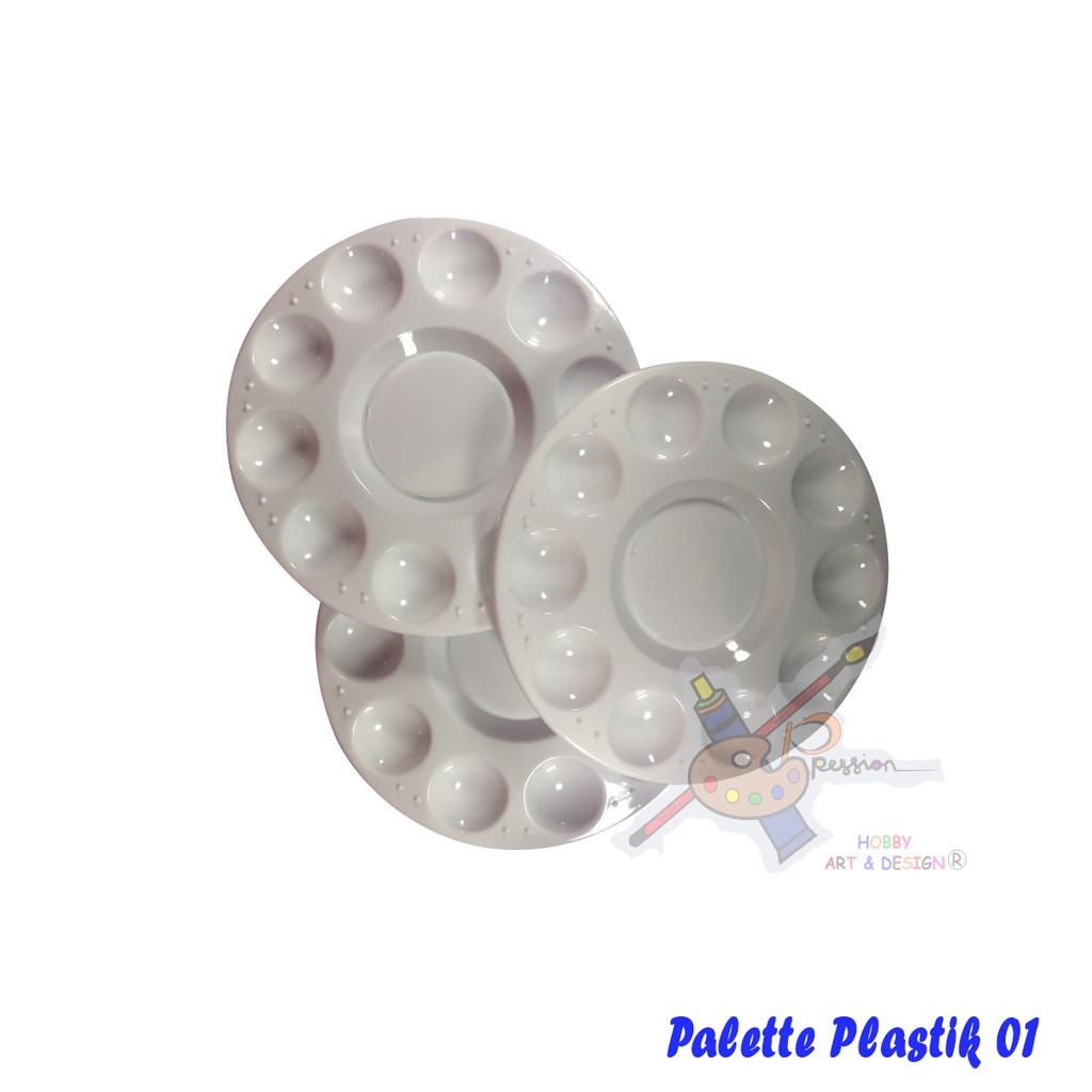 

PALET LUKIS PLASTIK DIAMETER 7 INCH TIPE 01 MERK XPRESSION