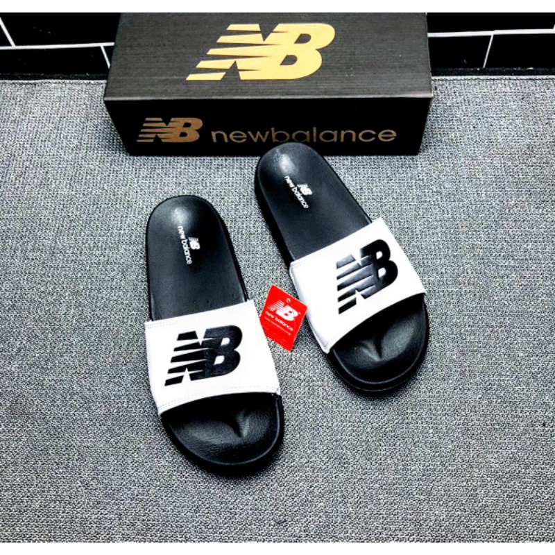 SENDAL SLOP NB NEW BAc PRIA/WANITA FREE BOX+PEPERBAK CASUAL SLIDE...#