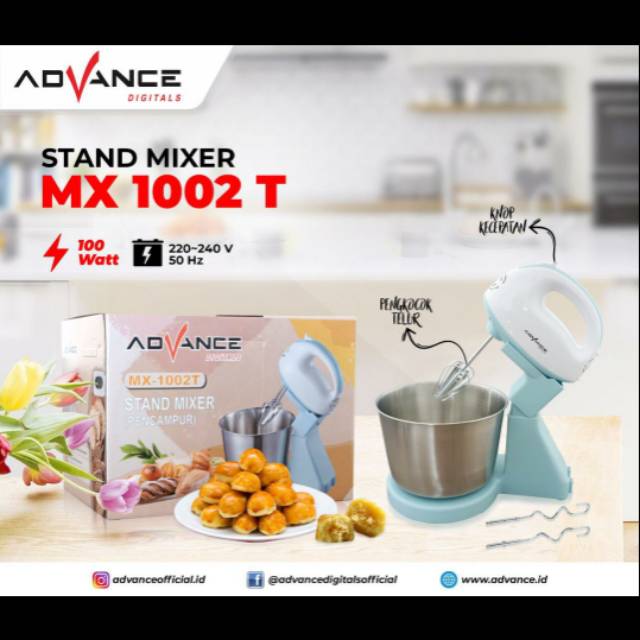 Jual STAND MIXER ADVANCE MX 1002T. Indonesia