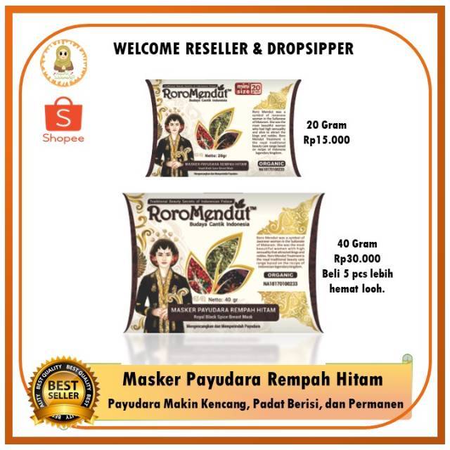 ROROMENDUT PENGENCANG DAN PENCERAH PAYUDARA MONTOK PADAT BERISI KENYAL TIDAK KENDUR