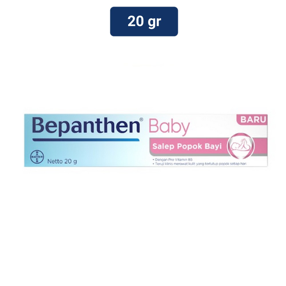 Original Bepanthen Salep Bayi Ruam Popok 20 gr Exp Baru