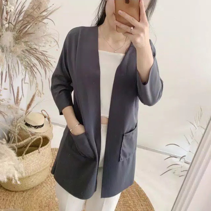 Baju Atasan CLOVER SAKU Outer Cardigan