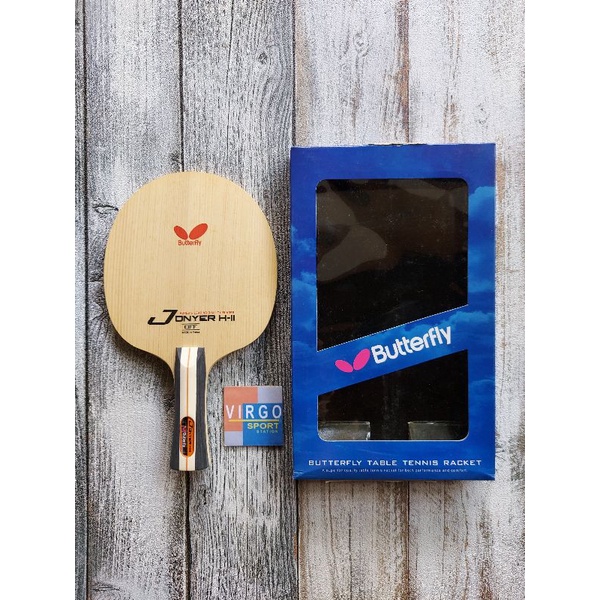 Butterfly Jonyer H-II kayu blade bet pingpong 100%Original