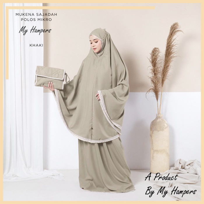 Mukena Dewasa Jumbo Rayon Polos Terusan Terbaru Bahan Katun Adem Bordir Premium Bali 2 in 1 Mukenah Traveling Seserahan Mewah Murah