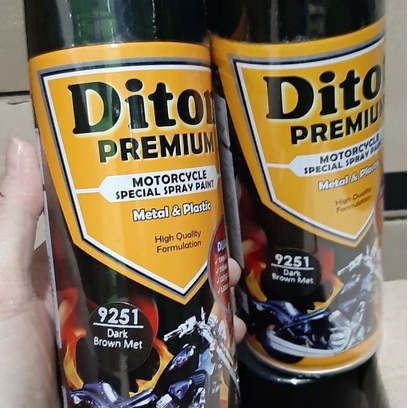 Pilok Pilox DITON Premium V9251 Dark Brown Met / Coklat Metalik / Vespa Coklat  (400cc/400ml)