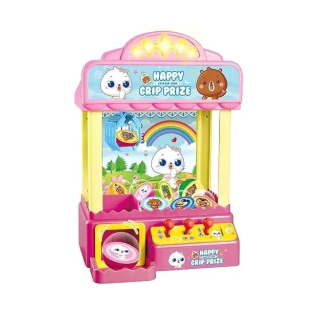 Mainan Happy Candy Catcher Claw Machine / Mainan Mesin Capit Boneka Anak