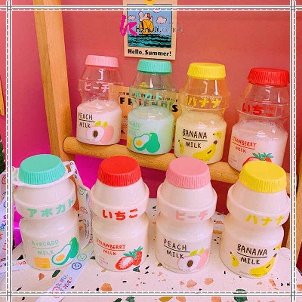KB-C306 Botol Air Minum Anak Unik Botol Fruity Botol Minum 480ml / Botol Minum Fruity Fruit ALA KOREA-4