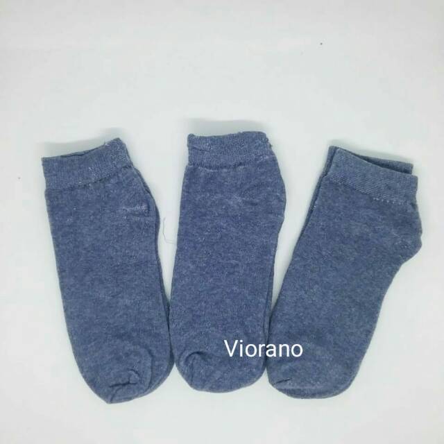 Kaos Kaki Unisex Polos Abu Diatas Mata Kaki Murah Berkualitas Bisa untuk Pria &amp; Wanita / Grey Socks