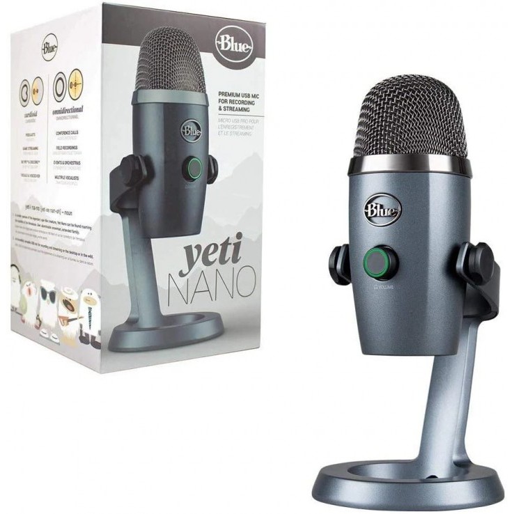 760 BLUE Microphones Yeti NANO - Premium USB Microphone - Shadow Grey