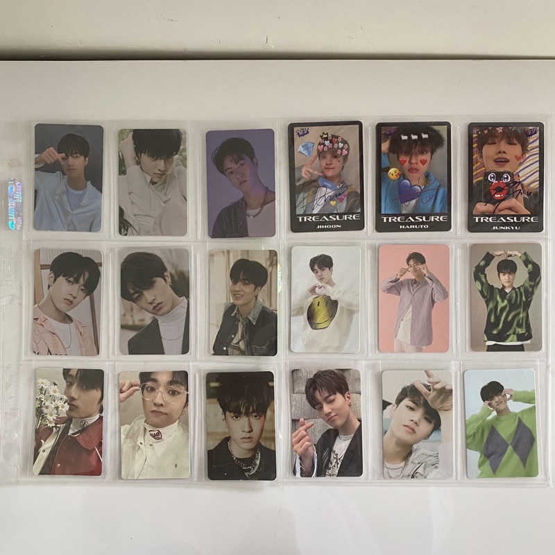 TREASURE PHOTOCARD THE FIRST STEP PHOTOCARD FA CH1 CH3 PHOTOCARD HARUTO PHOTOCARD JUNKYU PHOTOCARD D