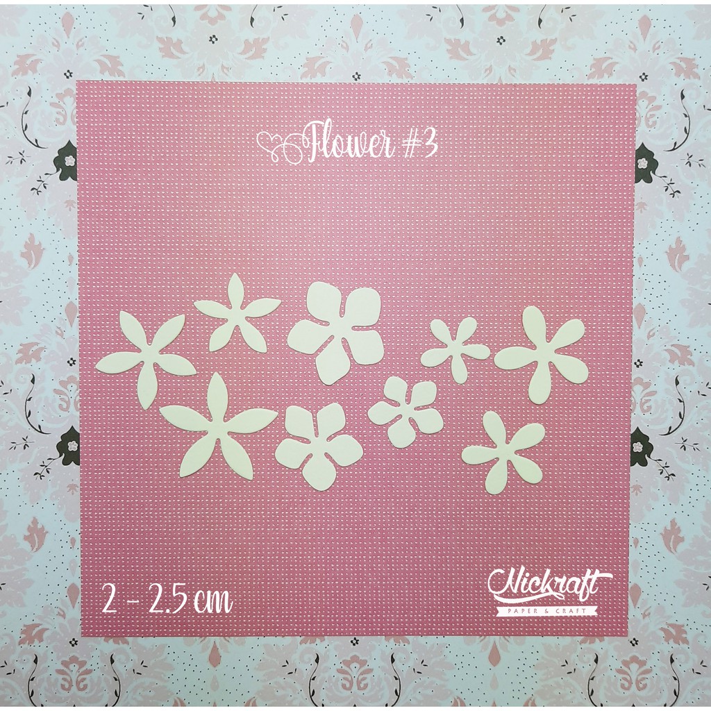 

FLOWER #3 - Bahan Scrapbook Mahar Bunga Kertas