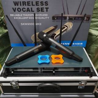 mic wireless sennheiser skm 9000 4 antena koper | shopee