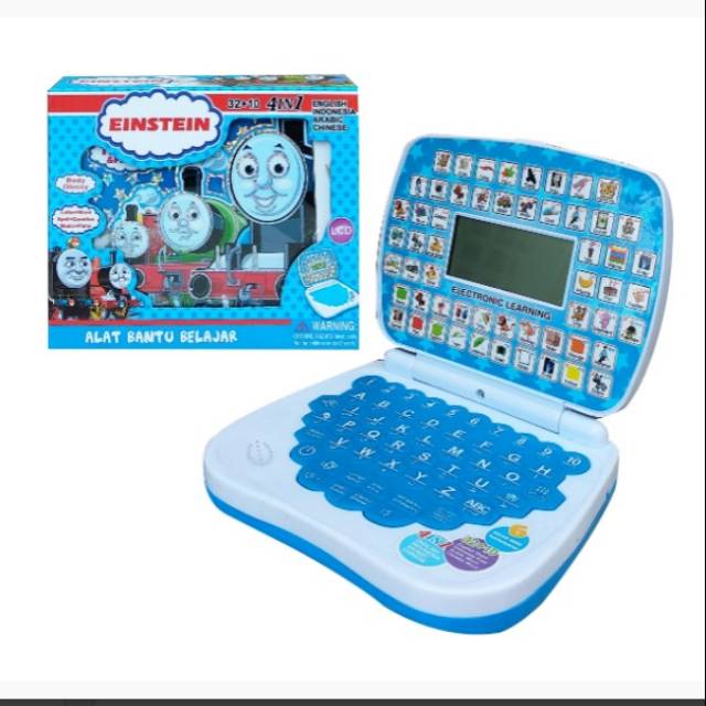 Laptop mainan anak 4 bahasa