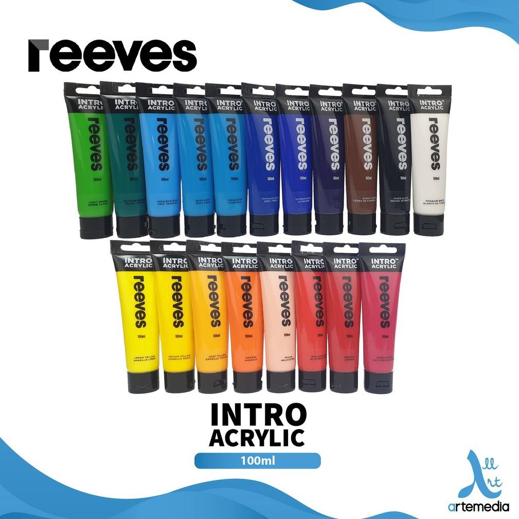 

Ku4Code Cat Akrilik Reeves Intro 100ml Acrylic Paint Color(Kekinian)X6H4