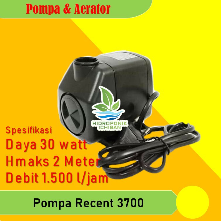 Pompa Recent Aa 3700 Pompa Celup Hidroponik Original Dan Awet