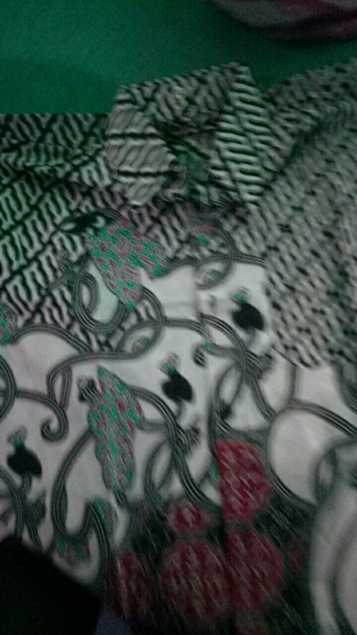 Couple Batik Keluarga Bisa Satuan  - Sania Ruffle Batik Couple Standar & Jumbo  - Batik Pekalongan