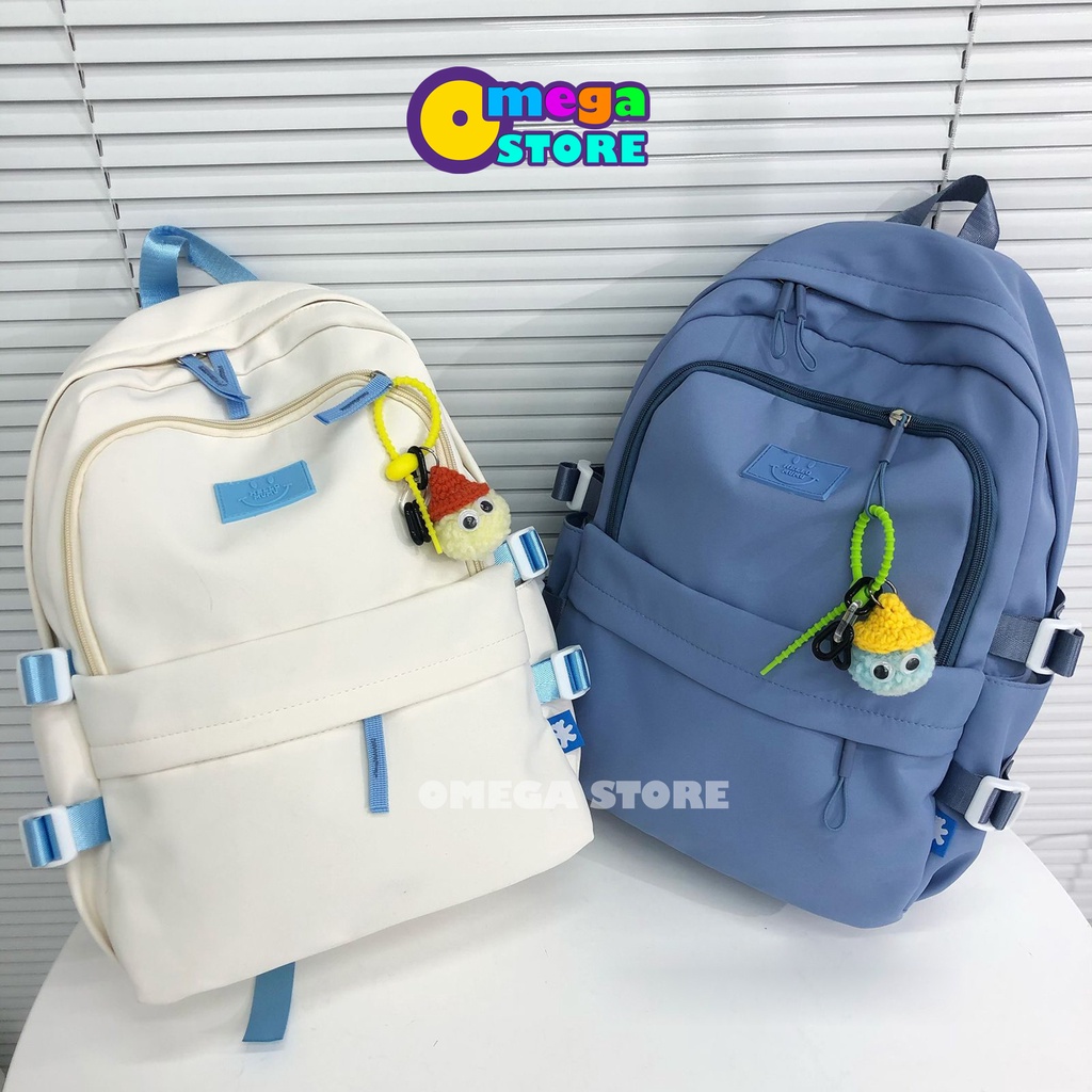 [O&amp;S] Tas Sekolah Anak SD SMP SMA Perempuan Free Gantungan Boneka Backpack Korea Fashion-OS248