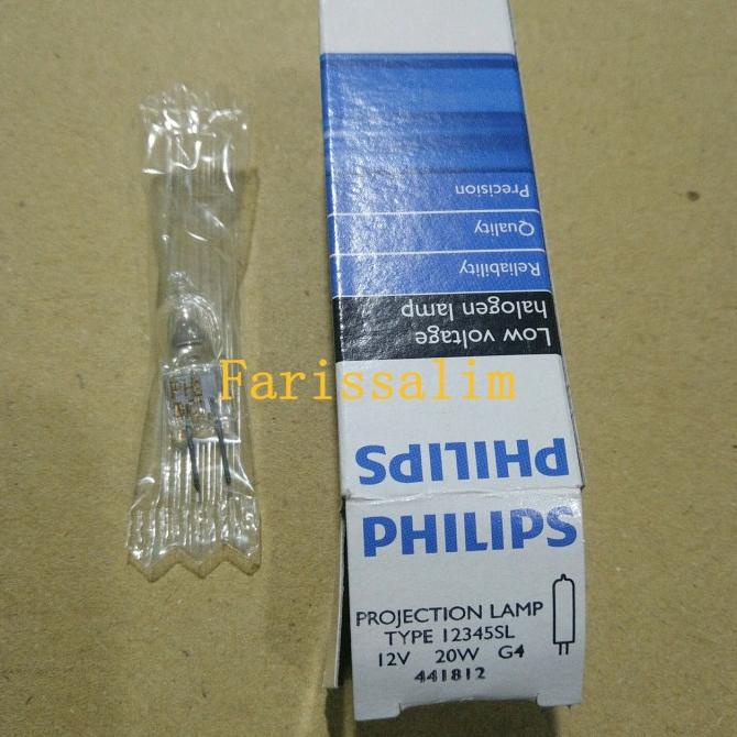 :::::::] Lampu Halogen kacang 20W 12V PHILIPS