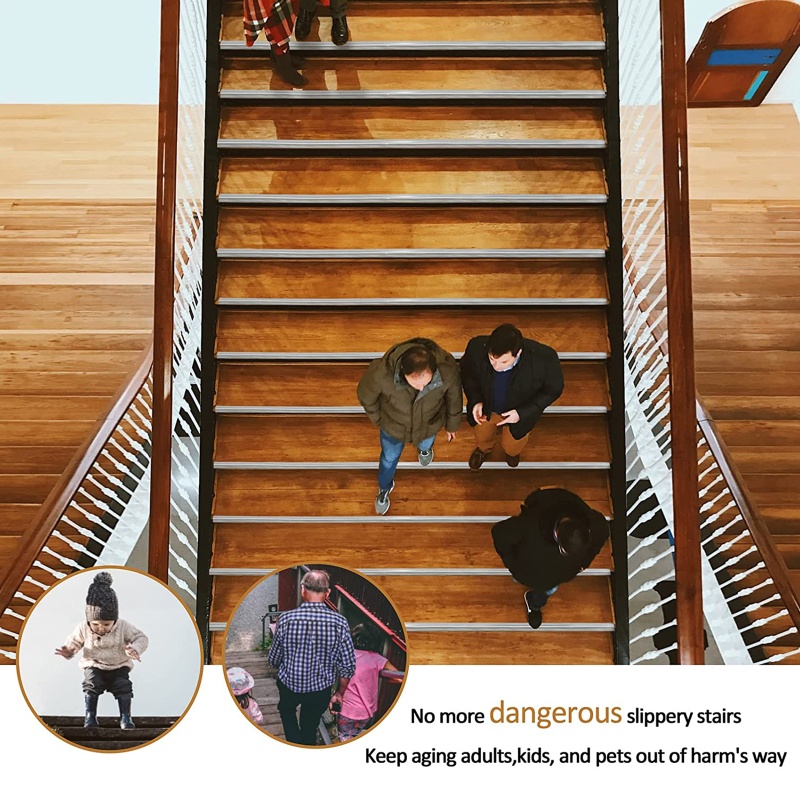 Mary Tape Stripping Bentuk L Anti Slip Untuk Pelindung Anak Tangga