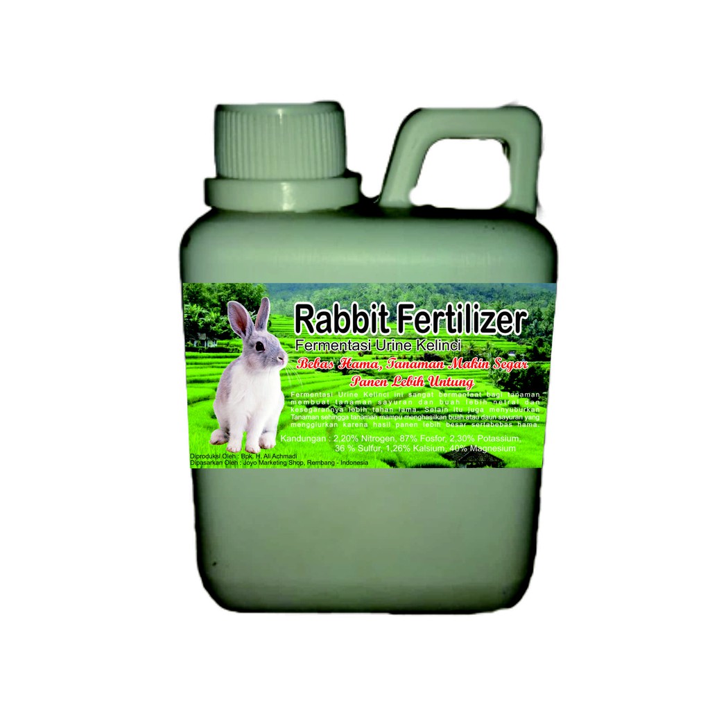 Pupuk Organik Fermentasi Urine Kelinci