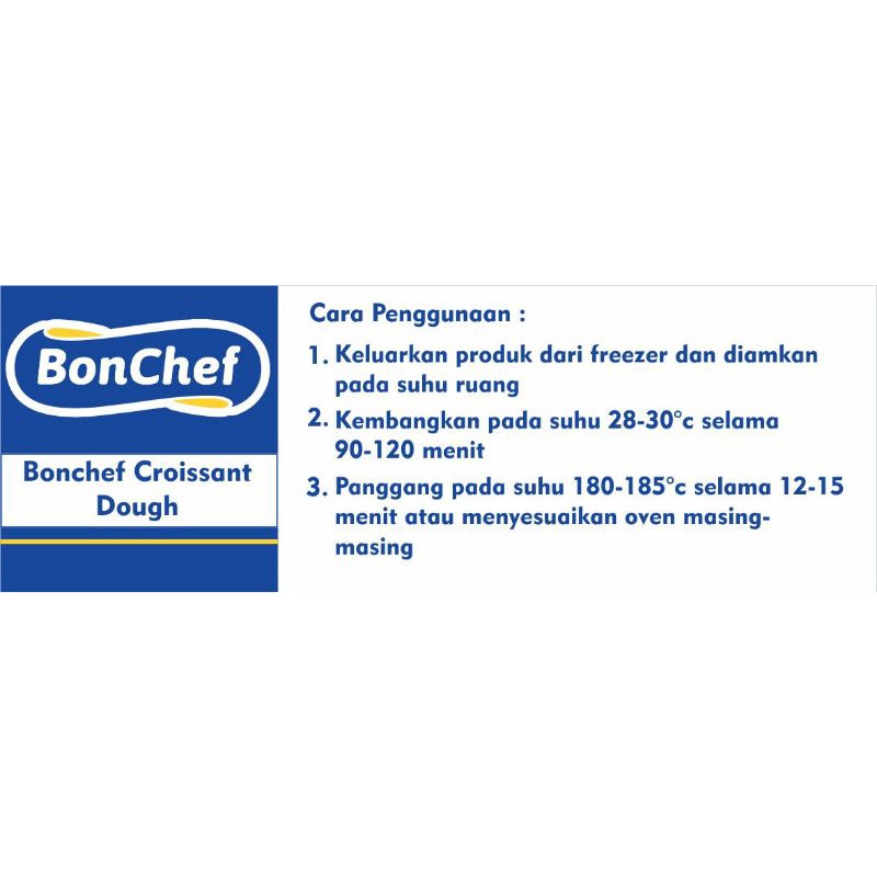 

Bonchef croissant dough 1/4dus isi 40
