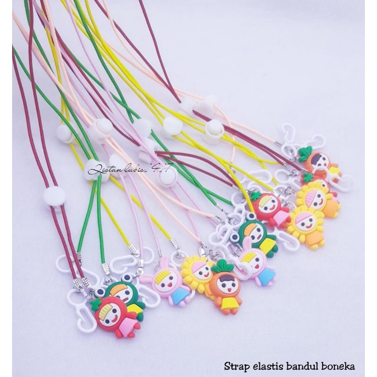 Strap elastis bandul boneka beli 10 free 2