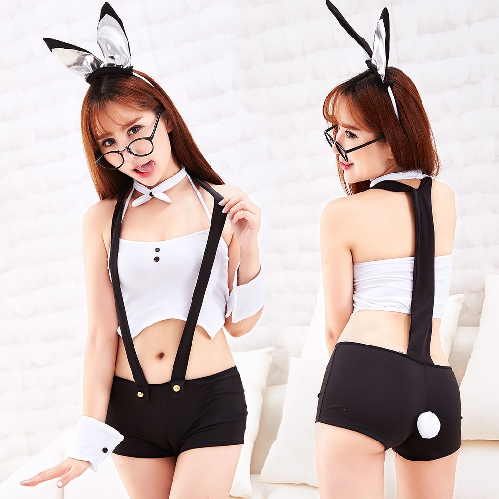 LI-83 bunny kelinci playboy lingerie baju tidur wanita seksi cosplay