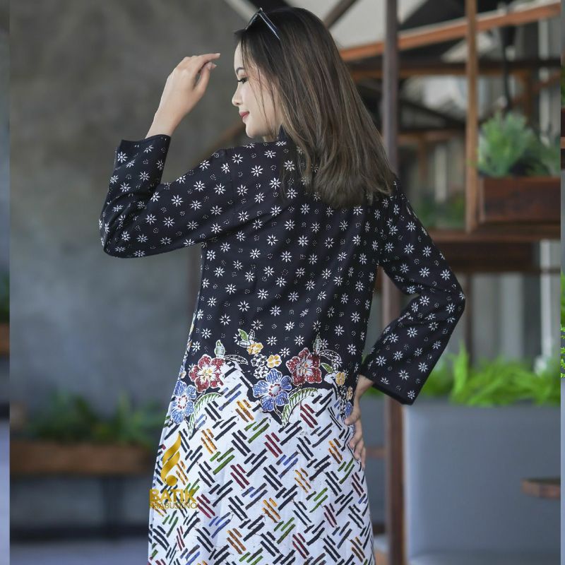 TUNIK WANITA BATIK PRABUSENO TUNIK TERBARU ATASAN BATIK WANITA ATASAN BATIK WANITA BUSUI FRIENDLY
