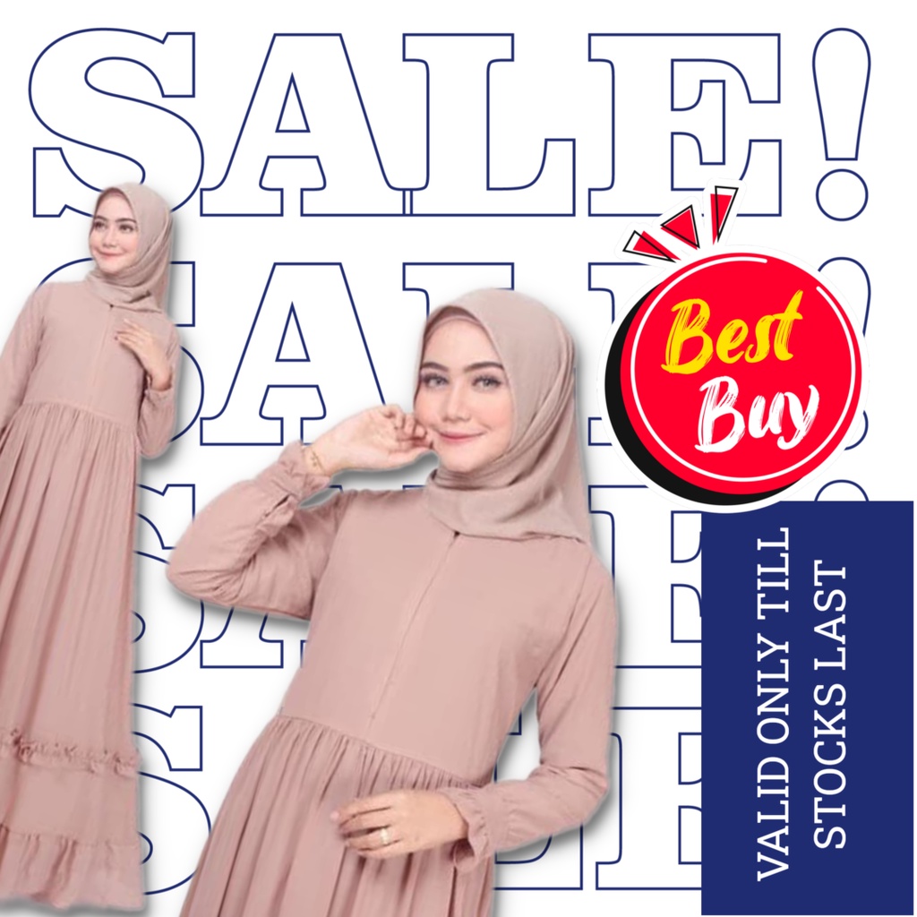 Dress muslim wanita - Baju muslim - Dres - Busana Muslim - Baju Kondangan - Baju resmi - Busana musl